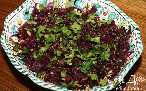 Рецепт Салат из красной капусты