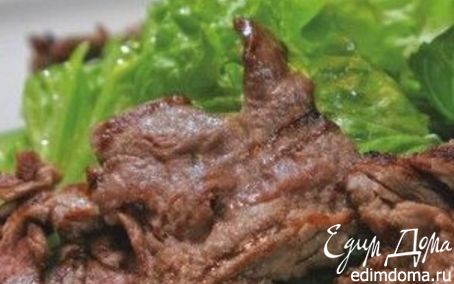 Рецепт Теплый салат с телятиной и овощами-гриль "Ялта"