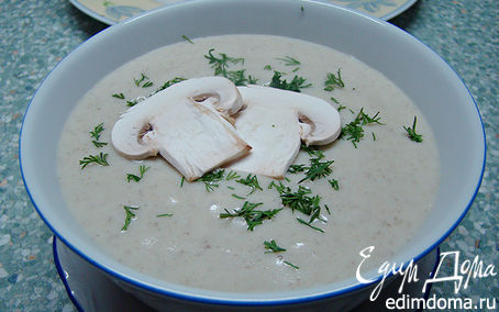Рецепт Картофельный суп-пюре с шампиньонами.