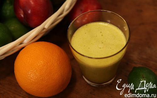 Рецепт Апельсиновый сок с киви
