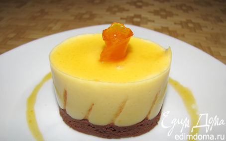 Рецепт апельсиново-шоколадный десерт "Ва-банк"
