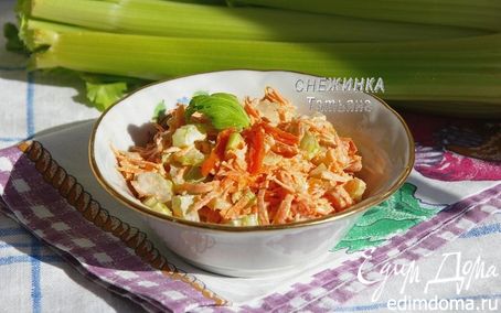 Салат из сельдерея корневого и моркови рекомендации Салат из сельдерея корневого и моркови рекомендации