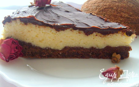 Рецепт Шоколадно-кокосовый десерт "А-ля баунти"