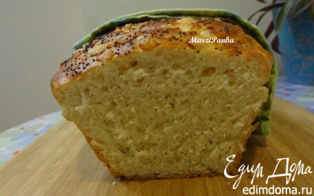 Рецепт Белый хлеб с пармезаном "Шестое чувство" в хлебопечке