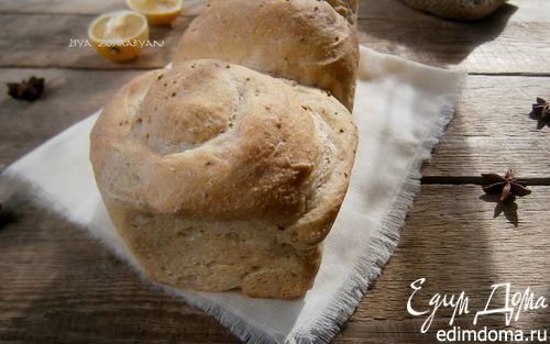 Рецепт Хлеб с лимонной цедрой и анисом