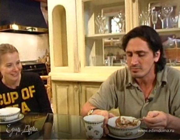 В гостях иностранец