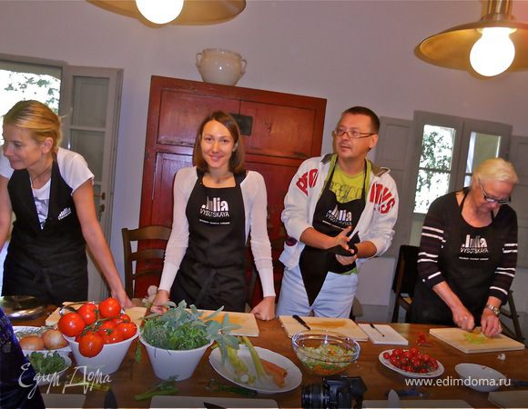 Кулинарные курсы с Юлией Высоцкой. Тоскана, выпуск №8