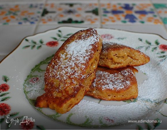 Яблочно-ореховые оладьи 