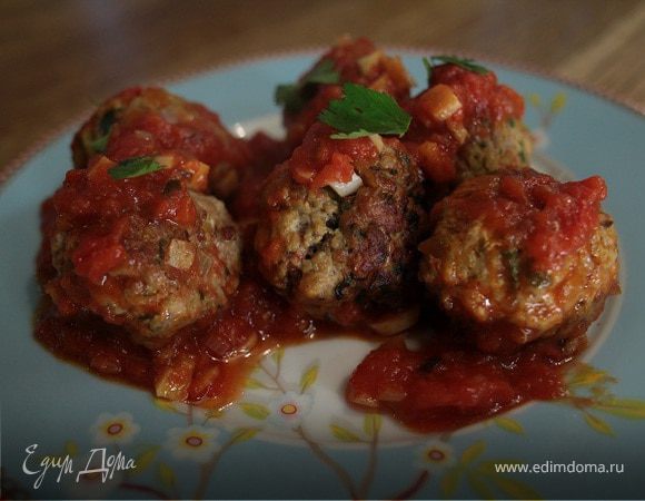 Мясные тефтельки в томатном соусе 