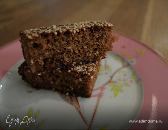 Коврижка с кунжутом и имбирем