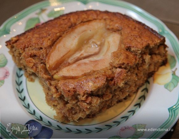 Имбирный пирог с грушами 