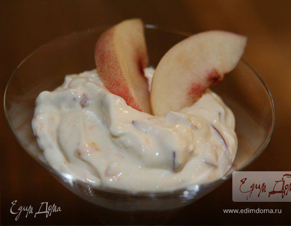 Творожно-сливочный мусс с нектарином