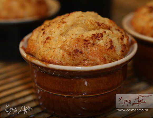 Яблочно-сырные маффины с корицей