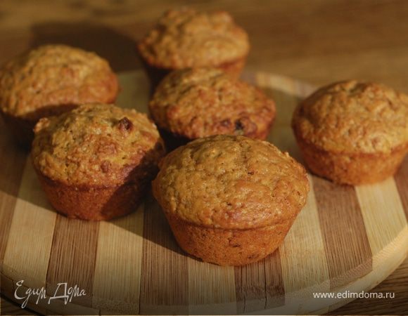 Тыквенные маффины с изюмом и имбирем 