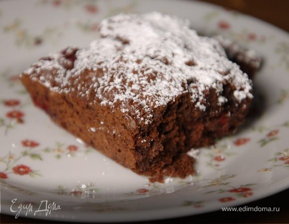 Брауни с вишней 