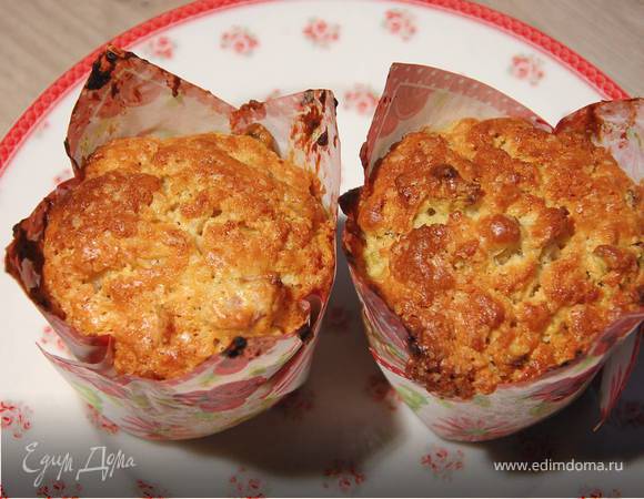 Сливочные булочки с ревенем 