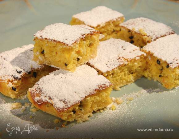 Лимонные пирожные с маракуйей 