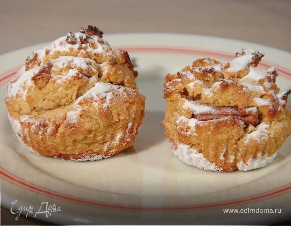 Шоколадно-арахисовые маффины 