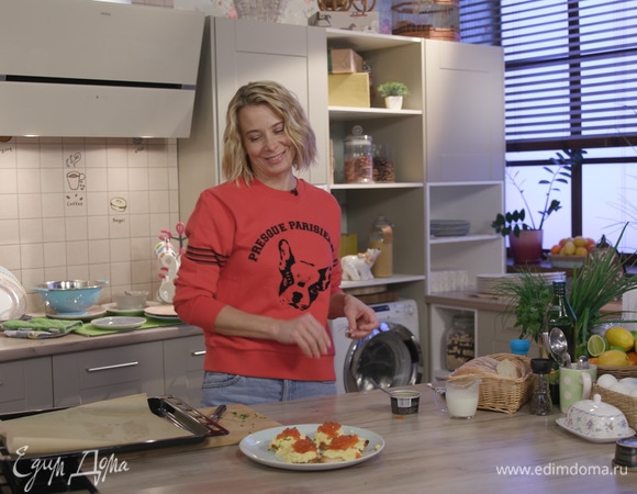 #сладкоесолёное №27 | Юлия Высоцкая — Тосты со взбитым омлетом и икрой