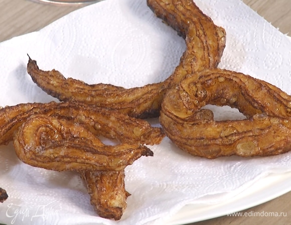 Пончики с горячим шоколадом 