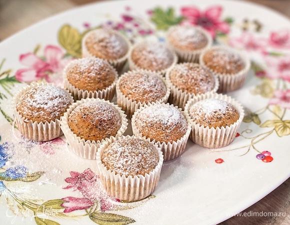 Лимонные маффины с маком