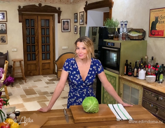 Рецепт пирога — хрустящий капустный штрудель от Юлии Высоцкой | #сладкоесолёное №88