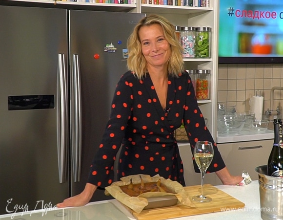 Миндально-финиковый пирог с грушами от Юлии Высоцкой | #сладкоесолёное №101