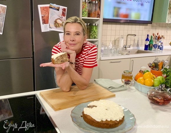 Яблочный пирог с лимонным кремом от Юлии Высоцкой | #сладкоесолёное №154