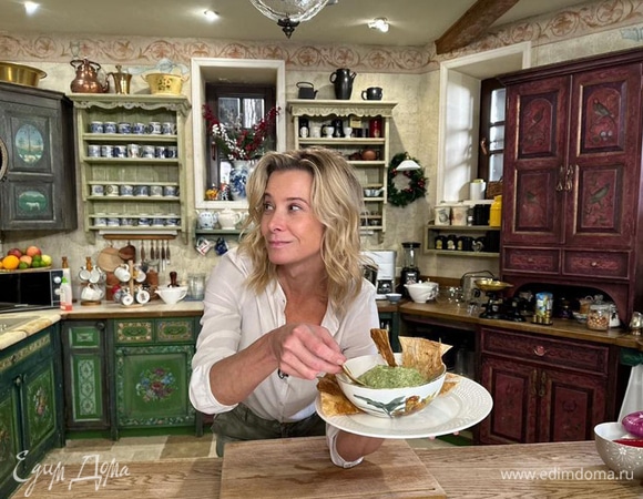 Мусс из артишоков, шпината и сливочного сыра с чипсами из лаваша | #сладкоесолёное №197