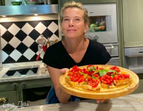 Хлеб с помидорами, чесноком и базиликом | #сладкоесолёное №231