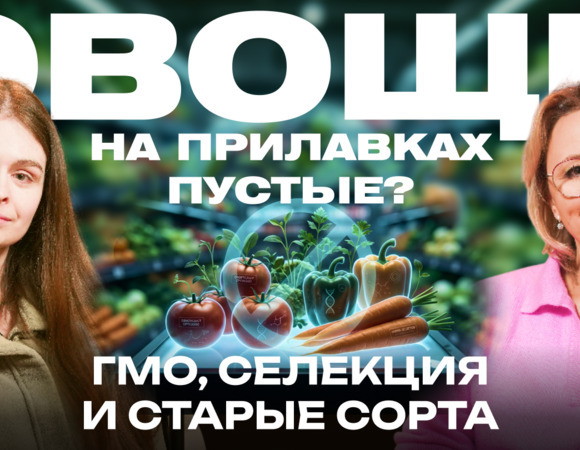 Овощи на прилавках пустые? Современные сорта, химическая нагрузка удобрений, ГМО и селекция.
