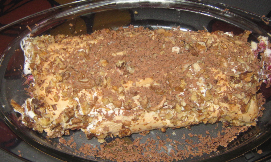 Меренговый рулет 