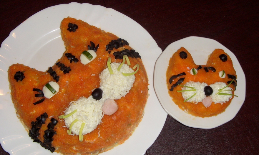 Салат "Тигренок" 