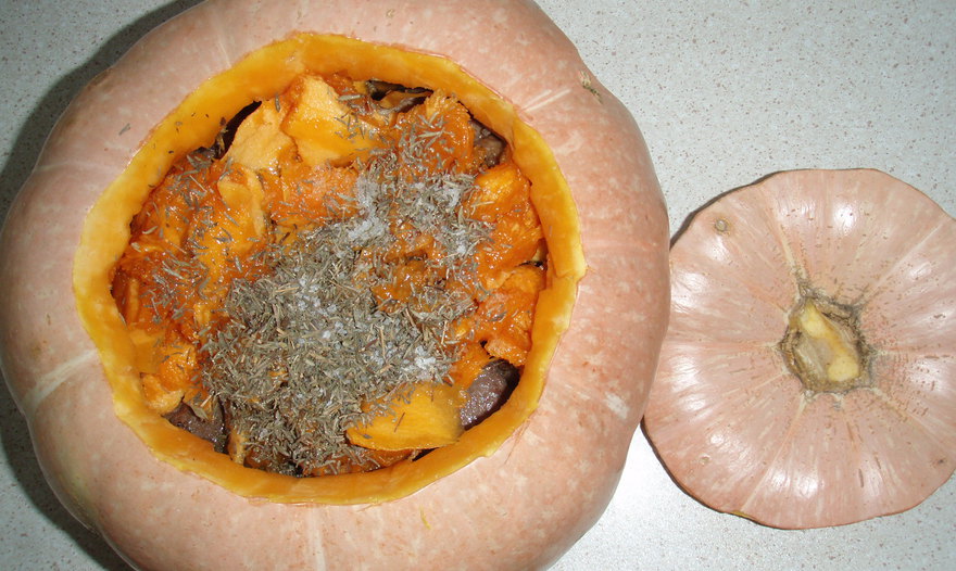 мясо запеченное в тыкве