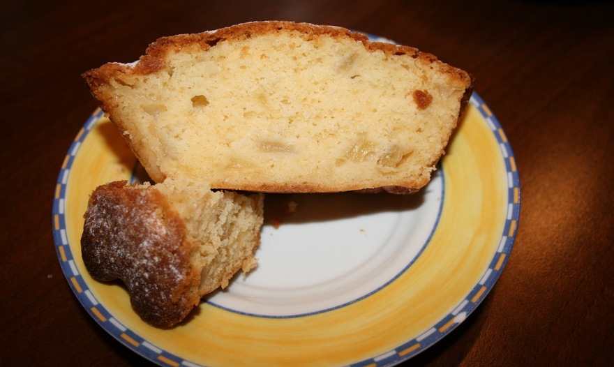 Кекс с грушами