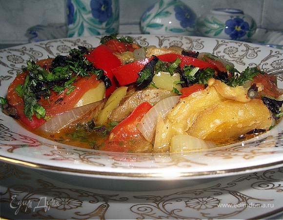 Баранина с овощами (чанахи).