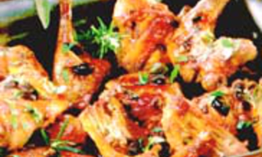 Кролик тушенный в сметане