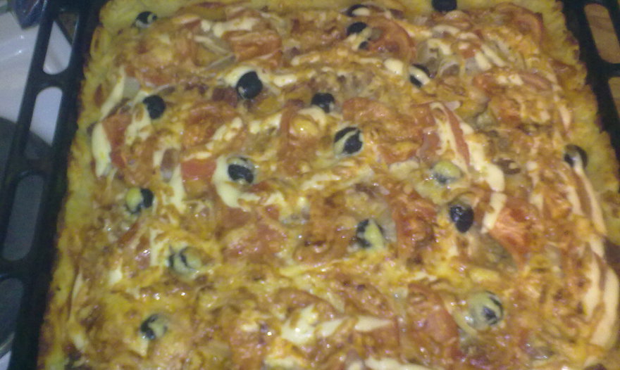 Пицца из картофеля