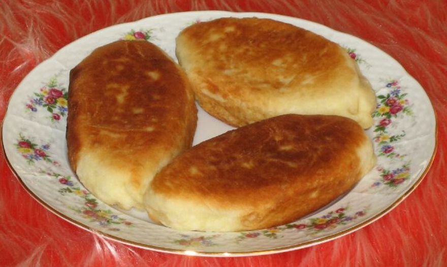 Жареные пирожки с легким
