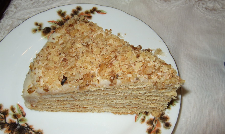 Медовик с заварным кремом