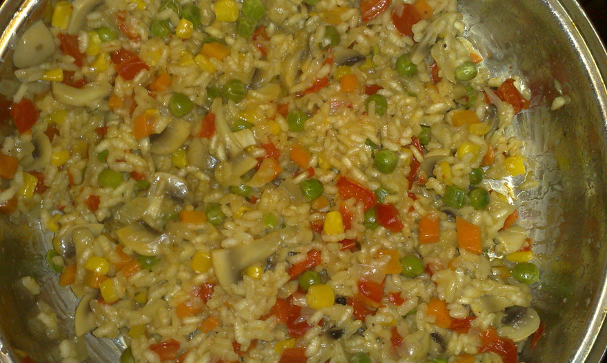 Овощное ризотто