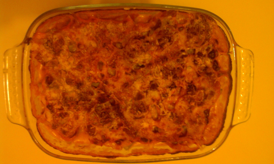 Гратэн из цветной капусты под соусом бешамель