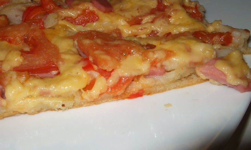 Пицца бездрожжевая