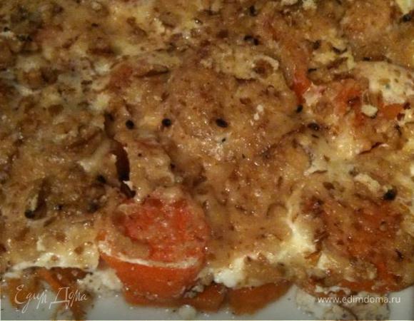 Морковная запеканка с пармезаном и хрустящей корочкой