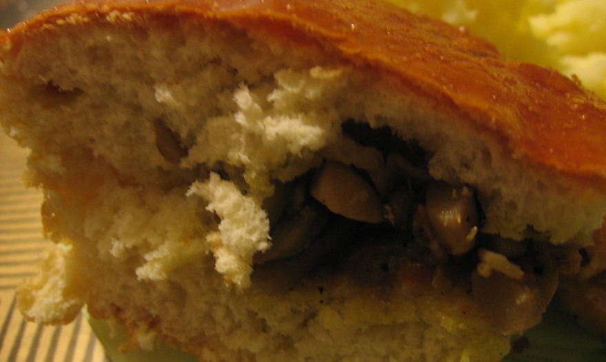 Пирог с грибами