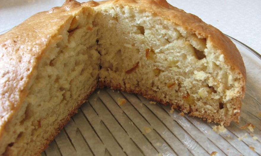 Кекс с цукатами из апельсиновых корочек