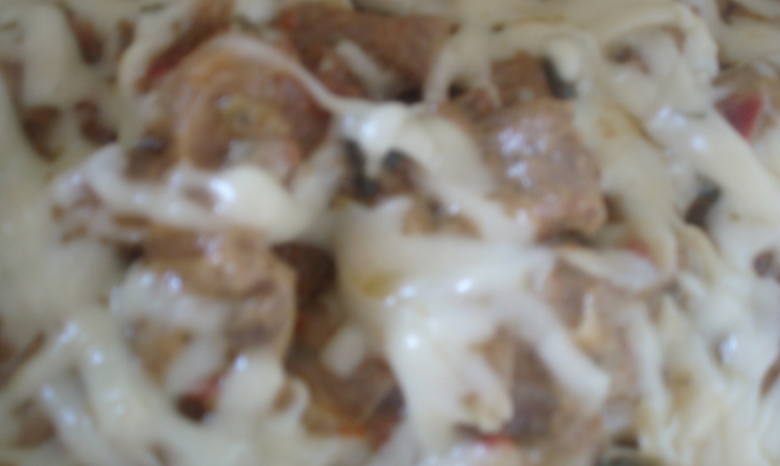 Мясо в сметанном соусе...