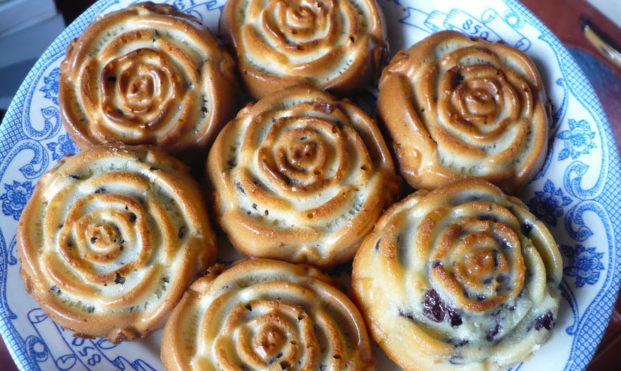 "Розы" к чаю (кексики)