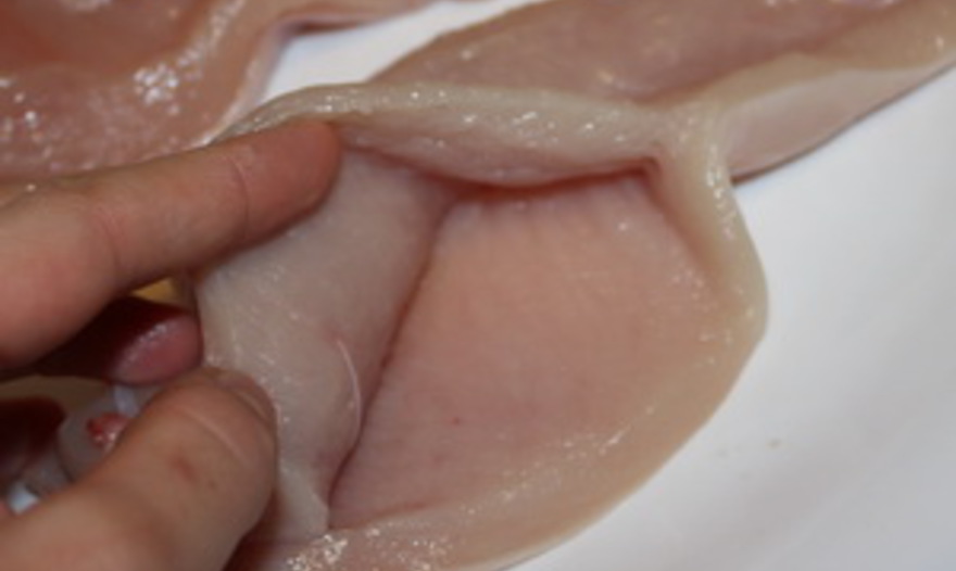 Куриная грудка со шпинатом 