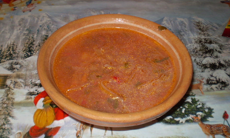 Борщ "Фирменный, старинный, славянский"